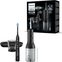 Philips HX3866 DiamondClean 9000 + Power Flosser Sort